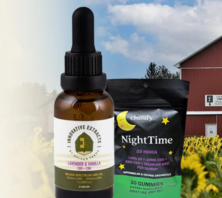 Innovative Extracts CBD oils and products from a veteran-owned farm